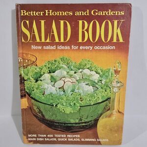 Vintage - Better Homes & Gardens - Cookbook - Salad Book Hardcover - 1969